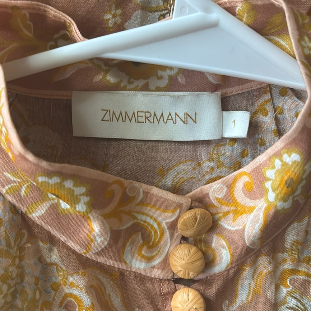 Zimmermann Postcard Lantern Blouse - image 7